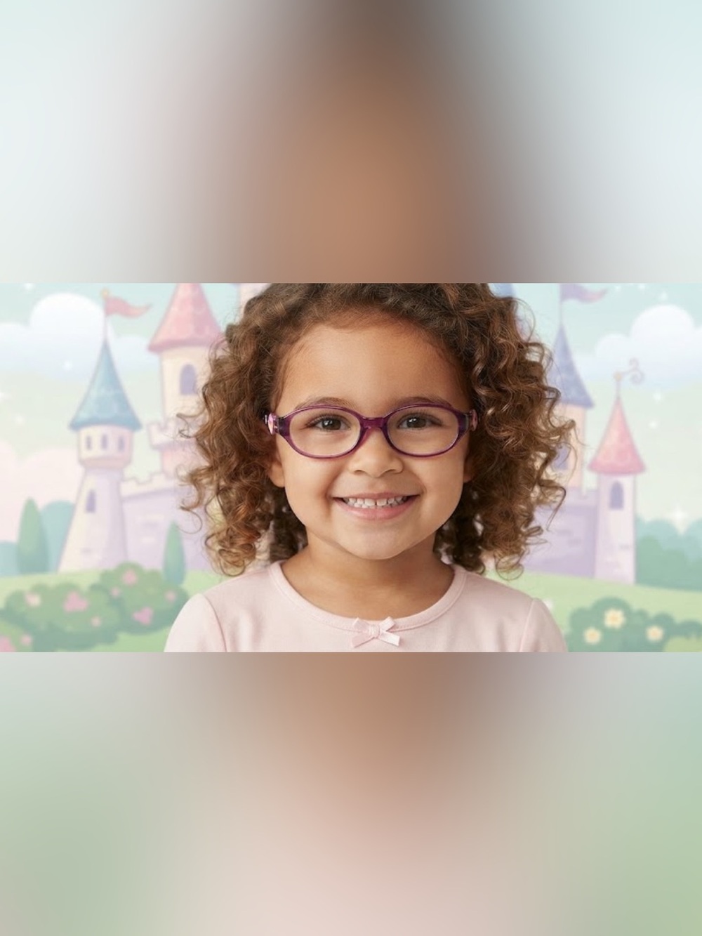 New little girls prescription eyeglasses frames measures 44-14-130
